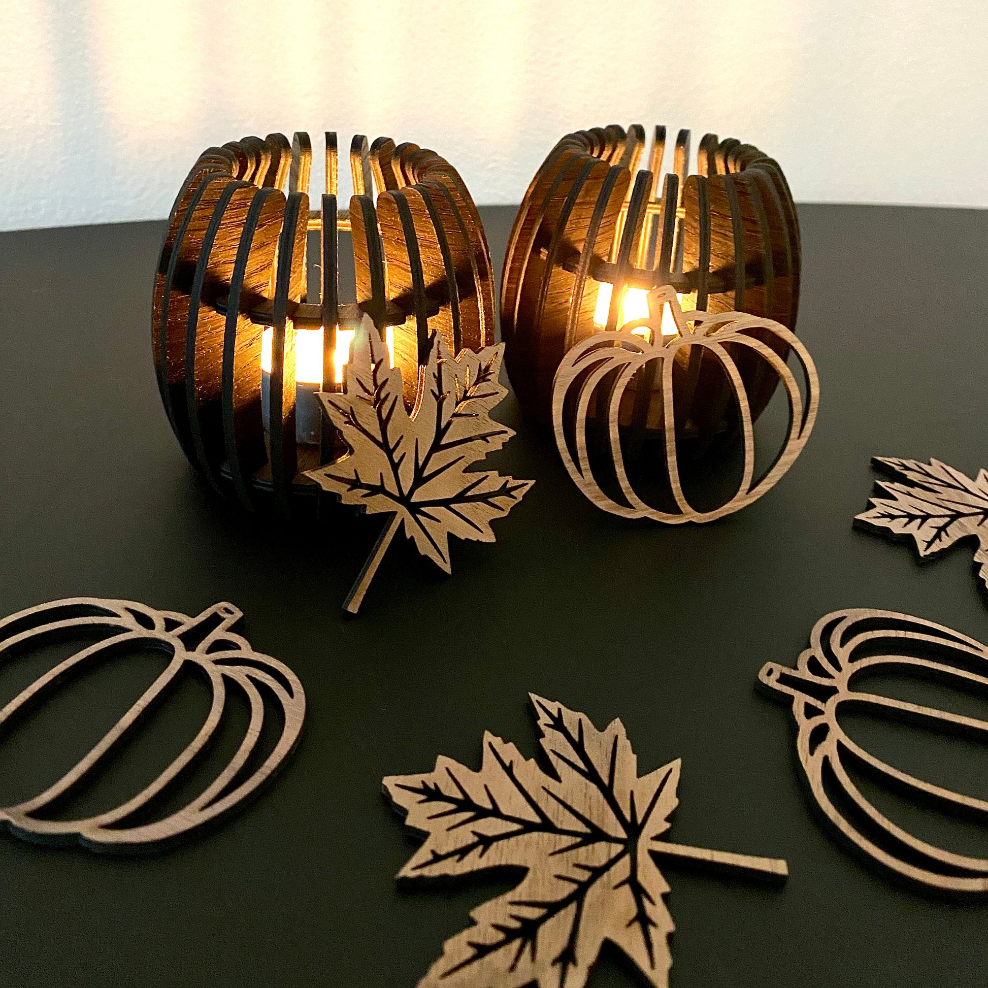 Efterårspynt - Pakke med 6 stk.