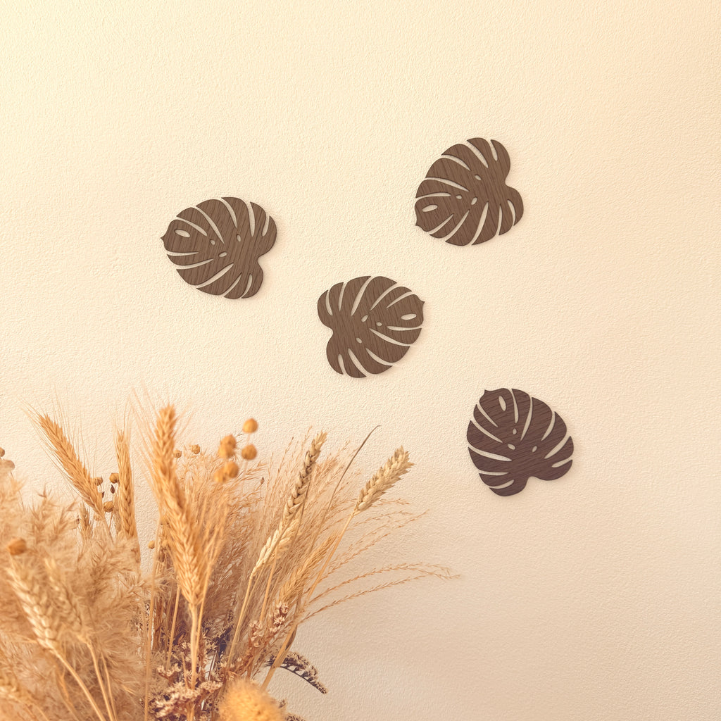 Monstera coasters