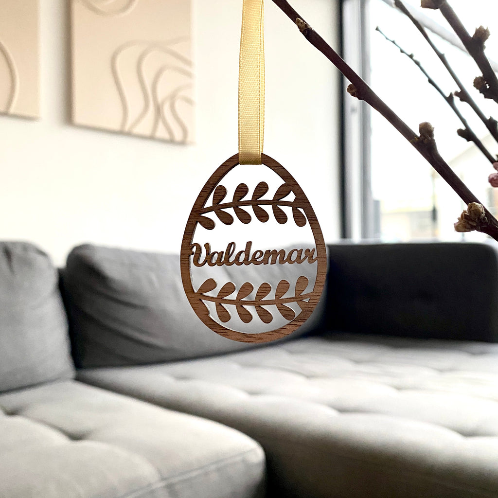 Påskeæg med navn